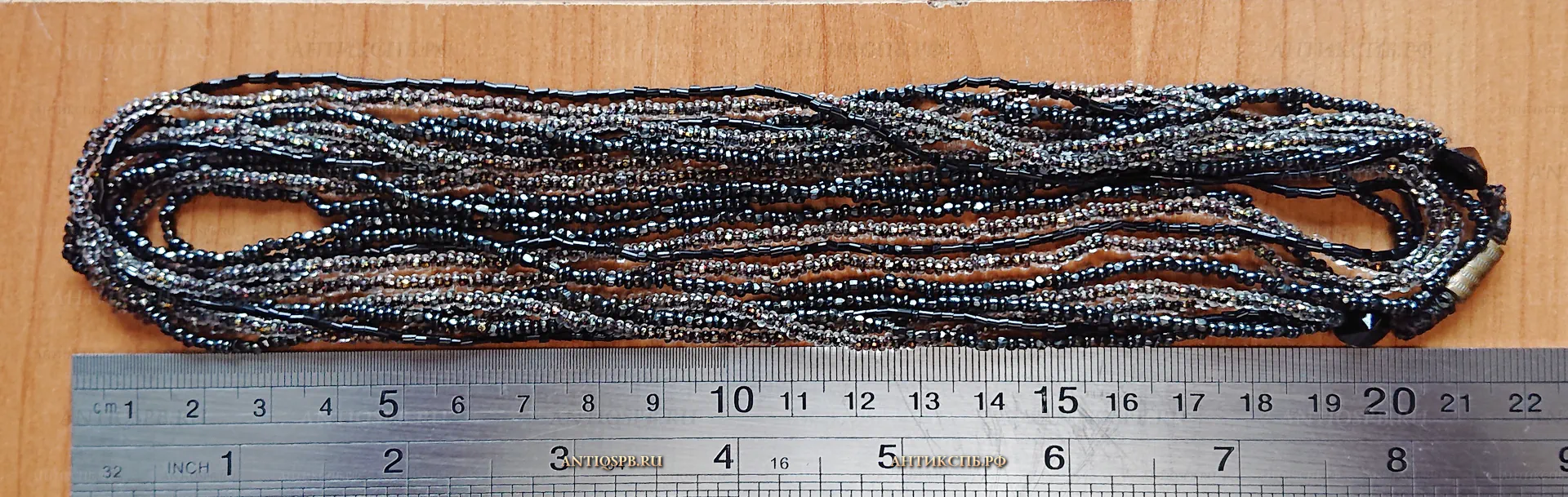 Бусы женские из стекляруса и бисера. Вт. пол. ХХ века. СССР. №22000.1